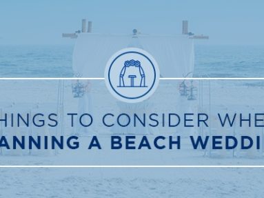 Things to consider when planning a beach wedding