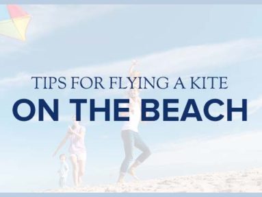 Tips for flying a kite on the beach