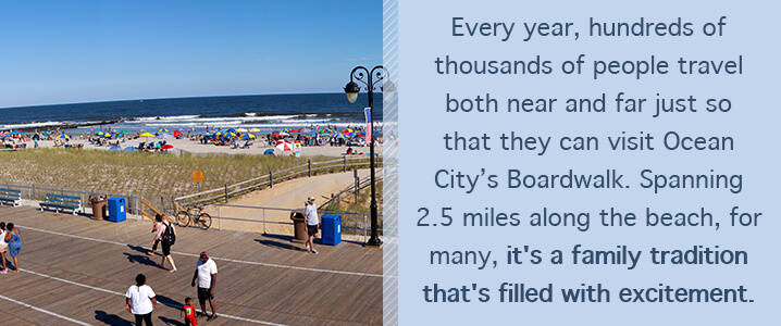 ocean city is a family tradition that's filled with excitement