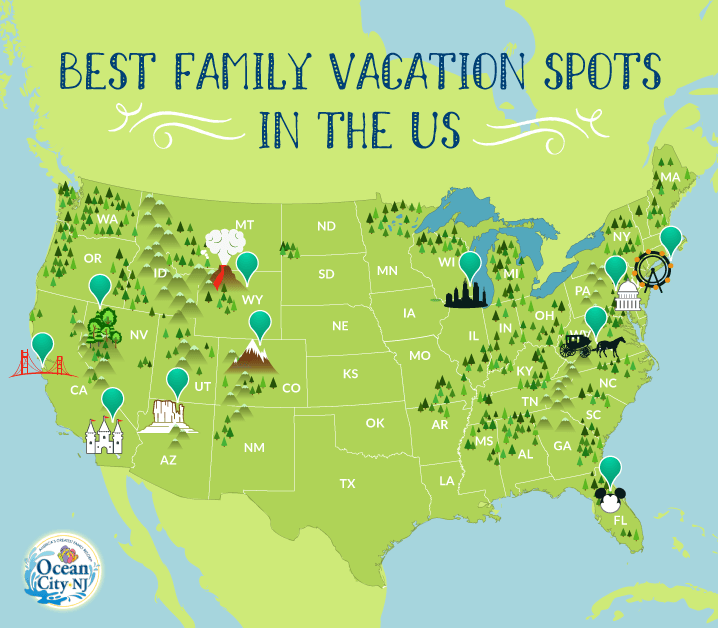 best family vacation spots in the us